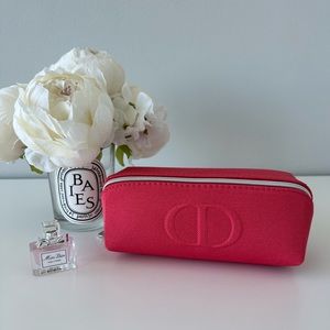 Dior Fuchsia Pouch & Mini Fragrance bundle 💞
